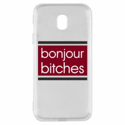 Чехол для Samsung J3 2017 Bonjour bitches - PrintSalon