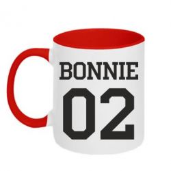 Чашка двухцветная 320ml Bonnie 02 - PrintSalon