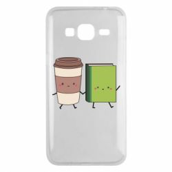 Чехол для Samsung J3 2016 Book & Coffee - PrintSalon