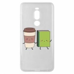 Чехол для Meizu Note 8 Book & Coffee - PrintSalon