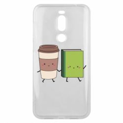 Чехол для Meizu X8 Book & Coffee - PrintSalon