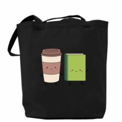 Эко-сумка Book & Coffee - PrintSalon