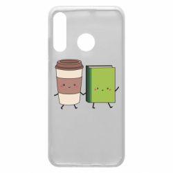Чехол для Huawei P30 Lite Book & Coffee - PrintSalon