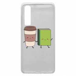 Чехол для Huawei P30 Book & Coffee - PrintSalon