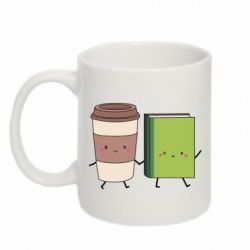 Чашка 320ml Book & Coffee