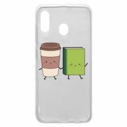 Чехол для Samsung A30 Book & Coffee - PrintSalon