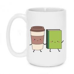 Чашка 420ml Book & Coffee - PrintSalon