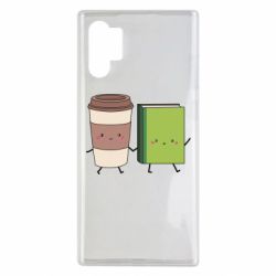 Чехол для Samsung Note 10 Plus Book & Coffee - PrintSalon