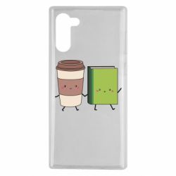 Чехол для Samsung Note 10 Book & Coffee - PrintSalon