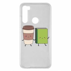 Чехол для Xiaomi Redmi Note 8 Book & Coffee - PrintSalon
