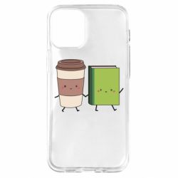 Чехол для iPhone 12 mini Book & Coffee - PrintSalon