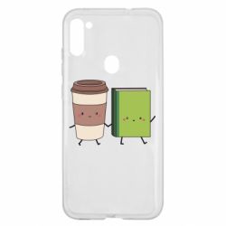 Чехол для Samsung A11/M11 Book & Coffee - PrintSalon