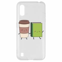 Чехол для Samsung A01/M01 Book & Coffee - PrintSalon