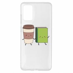 Чехол для Samsung S20+ Book & Coffee - PrintSalon