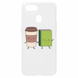 Чехол для Oppo A5s/A12 Book & Coffee - PrintSalon