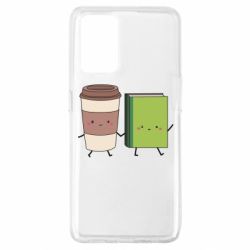 Чохол для Oppo A74 4G Book & Coffee-PrintSalon Чохол для Oppo A74 4G Book & Coffee