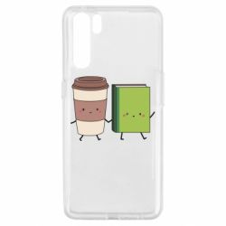 Чехол для Oppo A91/Reno3 Book & Coffee - PrintSalon