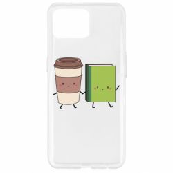 Чехол для Oppo Reno 4 Lite Book & Coffee - PrintSalon