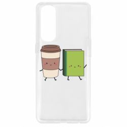 Чехол для Oppo Reno 4 Pro Book & Coffee - PrintSalon