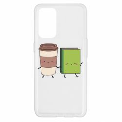 Чехол для Oppo Reno 5 4G Book & Coffee - PrintSalon
