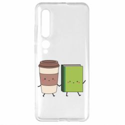 Чехол для Xiaomi Mi10/10 Pro Book & Coffee - PrintSalon