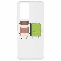 Чехол для Xiaomi Redmi Note 10 Pro Book & Coffee - PrintSalon