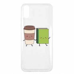 Чехол для Xiaomi Redmi 9a Book & Coffee - PrintSalon