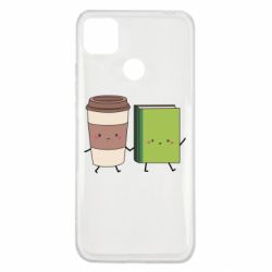 Чехол для Xiaomi Redmi 9c Book & Coffee - PrintSalon