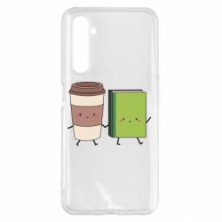 Чехол для Realme 6 Pro Book & Coffee - PrintSalon