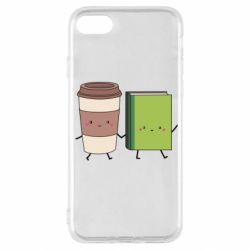 Чехол для iPhone SE 2022 Book & Coffee - PrintSalon
