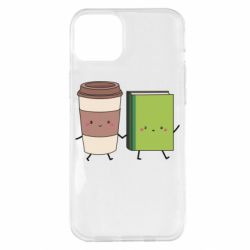 Чехол для iPhone 14 Plus Book & Coffee - PrintSalon