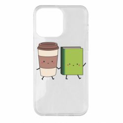 Чехол для iPhone 14 Pro Max Book & Coffee - PrintSalon