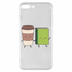 Чехол для iPhone 8 Plus Book & Coffee - PrintSalon