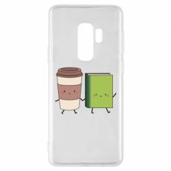 Чехол для Samsung S9+ Book & Coffee - PrintSalon