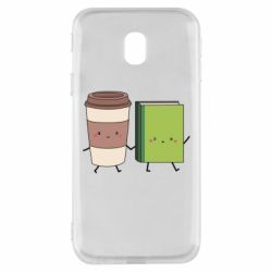 Чехол для Samsung J3 2017 Book & Coffee - PrintSalon