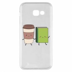 Чехол для Samsung A5 2017 Book & Coffee - PrintSalon