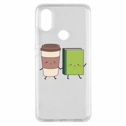 Чехол для Xiaomi Mi A2 Book & Coffee - PrintSalon