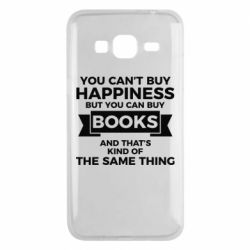 Чехол для Samsung J3 2016 Books are happiness - PrintSalon
