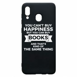 Чехол для Samsung A20 Books are happiness - PrintSalon