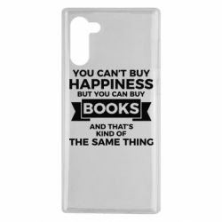 Чехол для Samsung Note 10 Books are happiness - PrintSalon