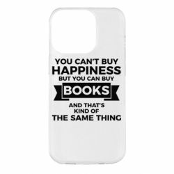 Чехол для iPhone 14 Pro Books are happiness - PrintSalon