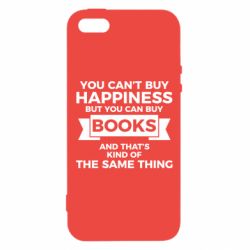Чехол для iPhone5/5S/SE Books are happiness - PrintSalon