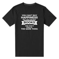 Мужская футболка премиум Books are happiness - PrintSalon