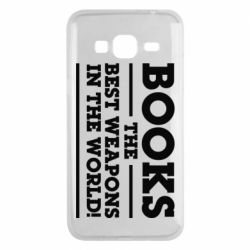 Чехол для Samsung J3 2016 Books the best weapons in the world - PrintSalon