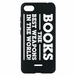 Чехол для Xiaomi Redmi 6A Books the best weapons in the world - PrintSalon