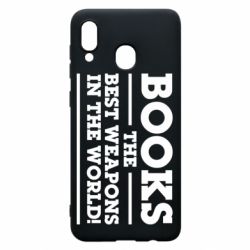 Чехол для Samsung A30 Books the best weapons in the world - PrintSalon