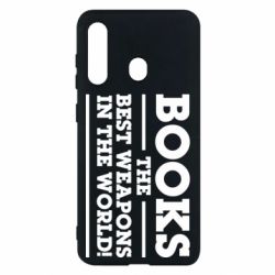 Чехол для Samsung M40 Books the best weapons in the world - PrintSalon
