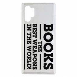 Чехол для Samsung Note 10 Plus Books the best weapons in the world - PrintSalon