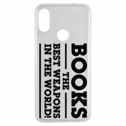 Чехол для Xiaomi Redmi Note 7 Books the best weapons in the world - PrintSalon