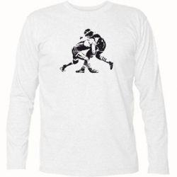 Футболка з довгим рукавом Борці б'ються-PrintSalon Футболка з довгим рукавом Борці б'ються